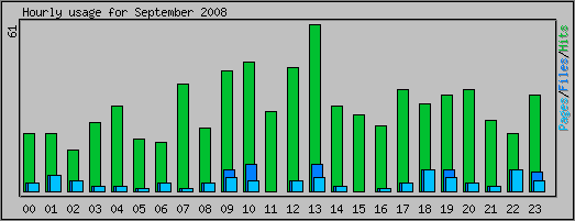 Hourly usage