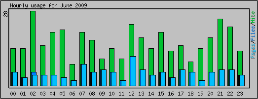 Hourly usage