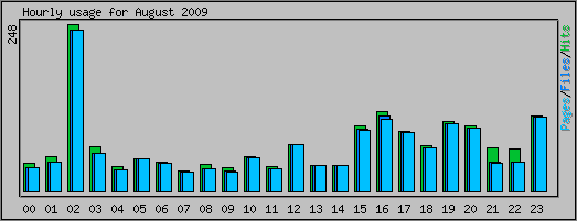 Hourly usage