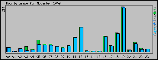 Hourly usage