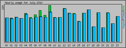 Hourly usage