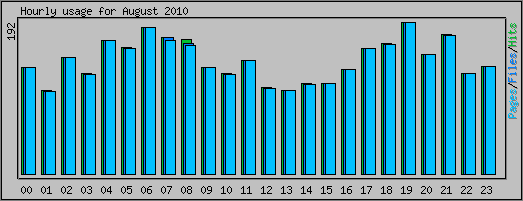 Hourly usage