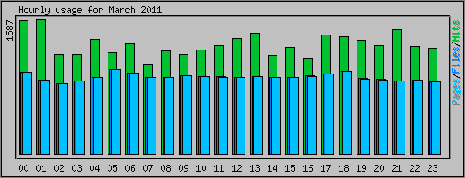 Hourly usage