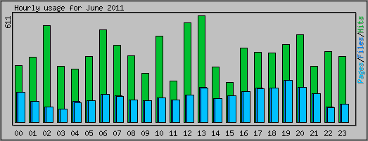 Hourly usage