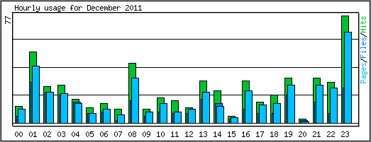 Hourly usage