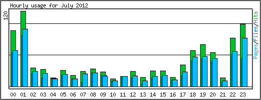 Hourly usage