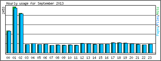 Hourly usage