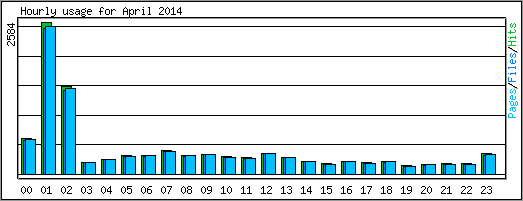 Hourly usage