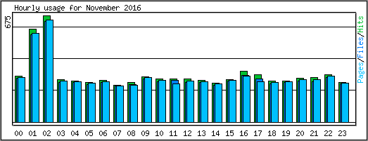 Hourly usage