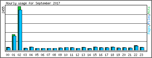 Hourly usage