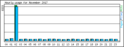 Hourly usage